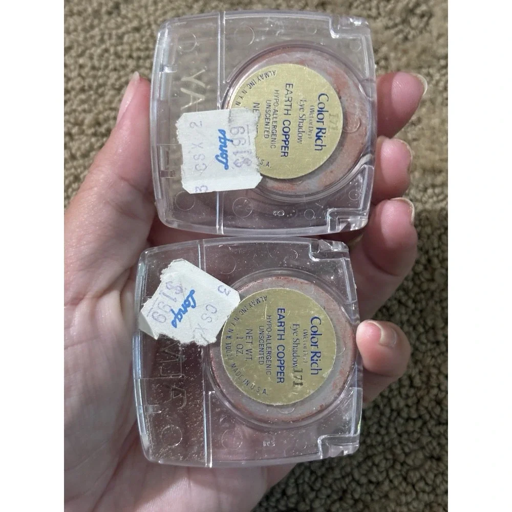 Almay Color Rick Eye Shadow Lot Of 2  Earth‎ Copper  Eyeshadow Vintage Makeup